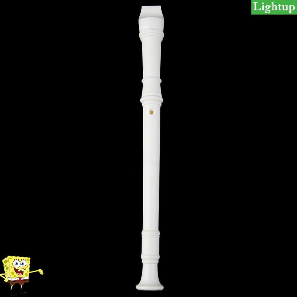 Nhạc cụ làm bằng nhựa ABS màu trắng cho trẻ em Máy ghi âm nhạc Soprano Sáo dài
