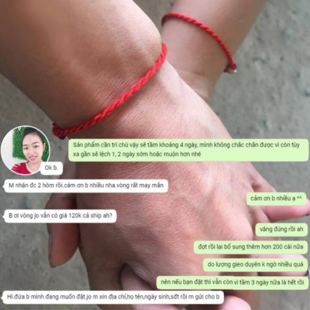 [SIÊU MAY MẮN ]CHỈ ĐỎ BI BẠC