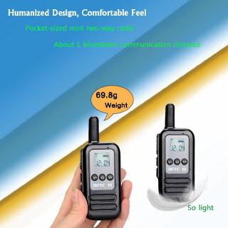 Máy Bộ Đàm Mini Walkie Talkie Rt65 22ch