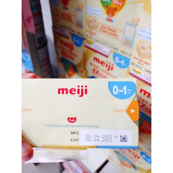 Sữa Meiji thanh 0~1 nhập khẩu (X16 thanh) hàng chuẩn công ty