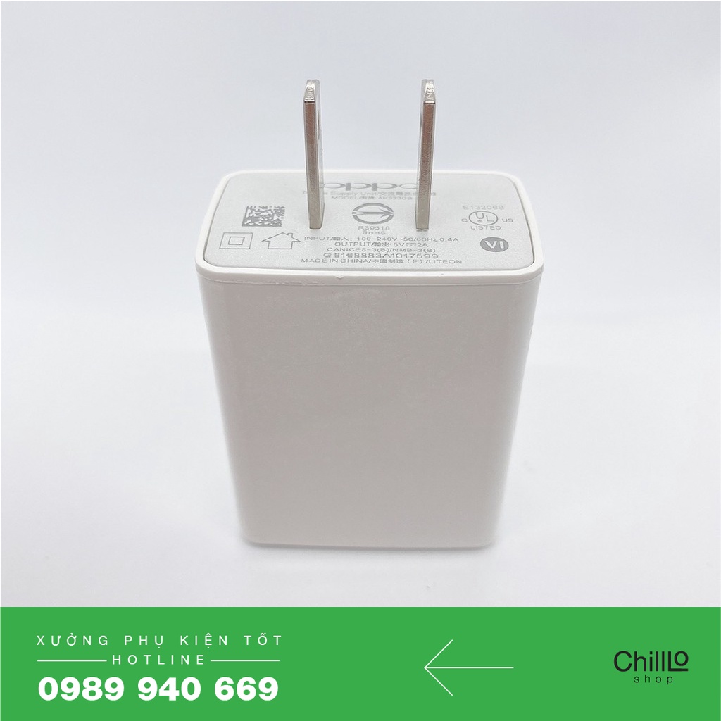Củ Sạc OPPO 5V-2A - Cục Sạc OPPO AK-933 Cốc Sạc Điện Thoại Tương Thích Với Nhiều Thiết Bị Android, iOS