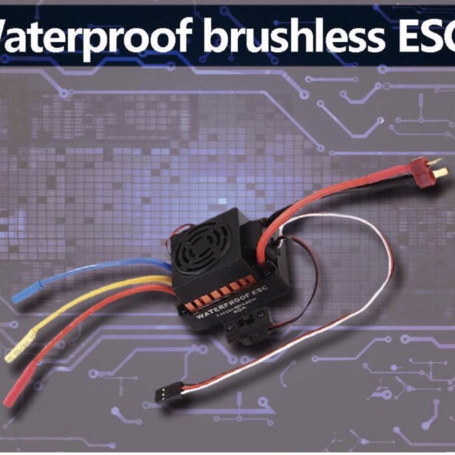 Esc 60A 80A không chổi than brushless dành cho tàu xe rc 1/10,1/12,hsp 94111 94123 94107 wltoys 144001 124018 124019