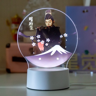 Đèn Led 3D Cổng Sạc USB Đặng Luân