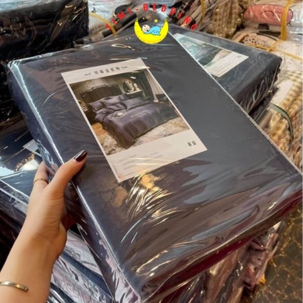 Bộ chăn ga gối lụa dreamcity home cao cấp, mềm mại, mái mẻ 4 món – Timibedding