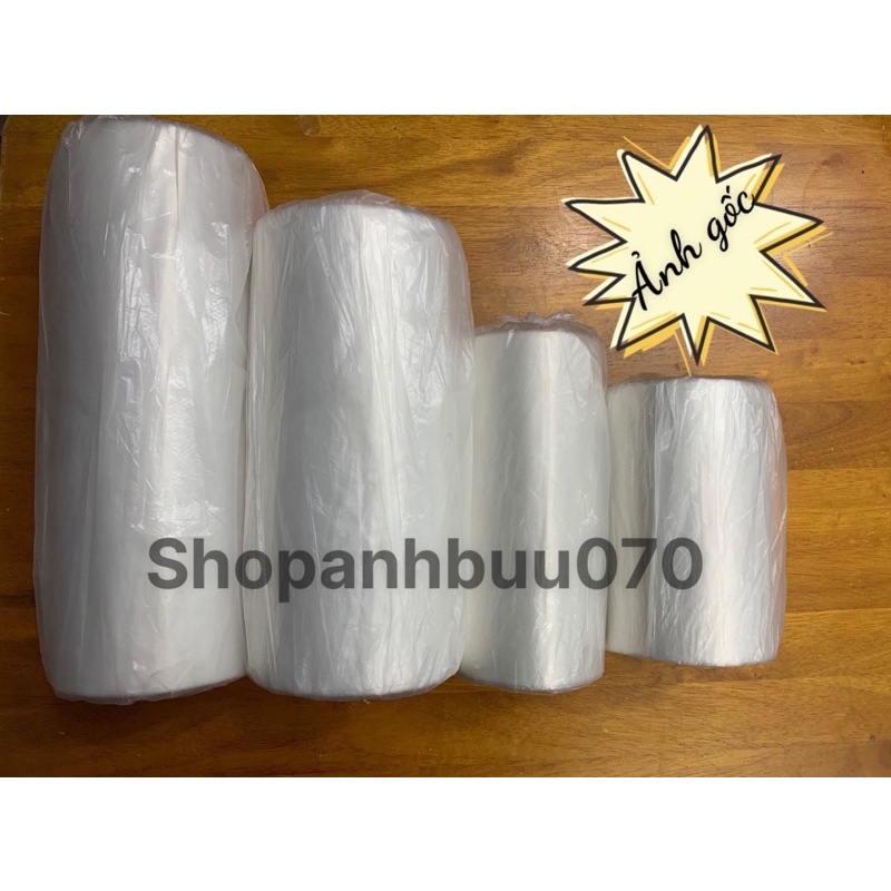 1kg-2kg Cuộn Túi Xốp Dạng Xé Đựng Thực Phẩm,Túi Cuộn Xé Siêu Thị( 4 kích cỡ:15,20,25,30)