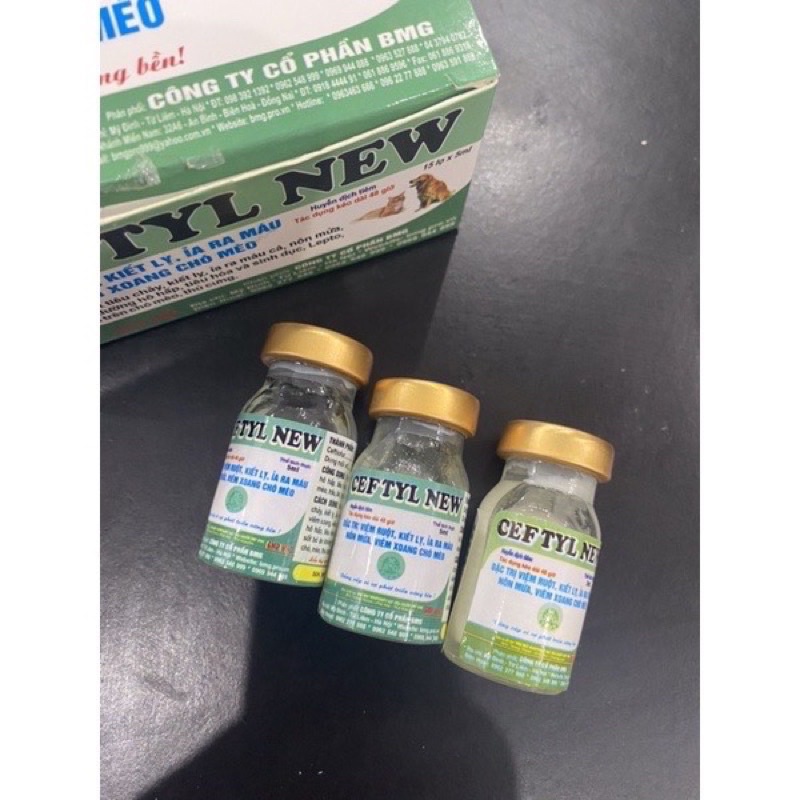 1 lọ CEFTYL NEW dùng cho chó mèo đi ngoài