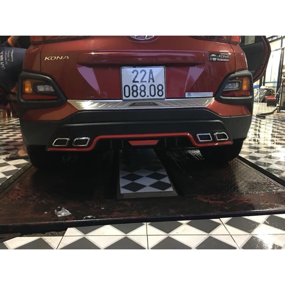 Lip chia po XE HYUNDAI KONA 2019-2022, nhựa abs cứng