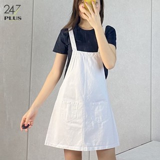 Yếm Váy Kaki Jean Rộng 2 Dây Cao Cấp 2 Màu dế phối đồ