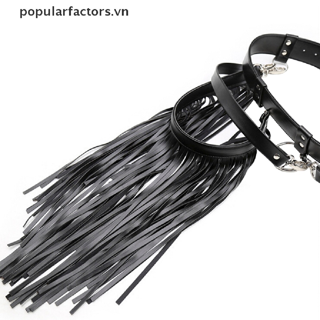 Thắt Lưng Da PU Phối Tua Rua Có Thể Điều Chỉnh Kích Cỡ