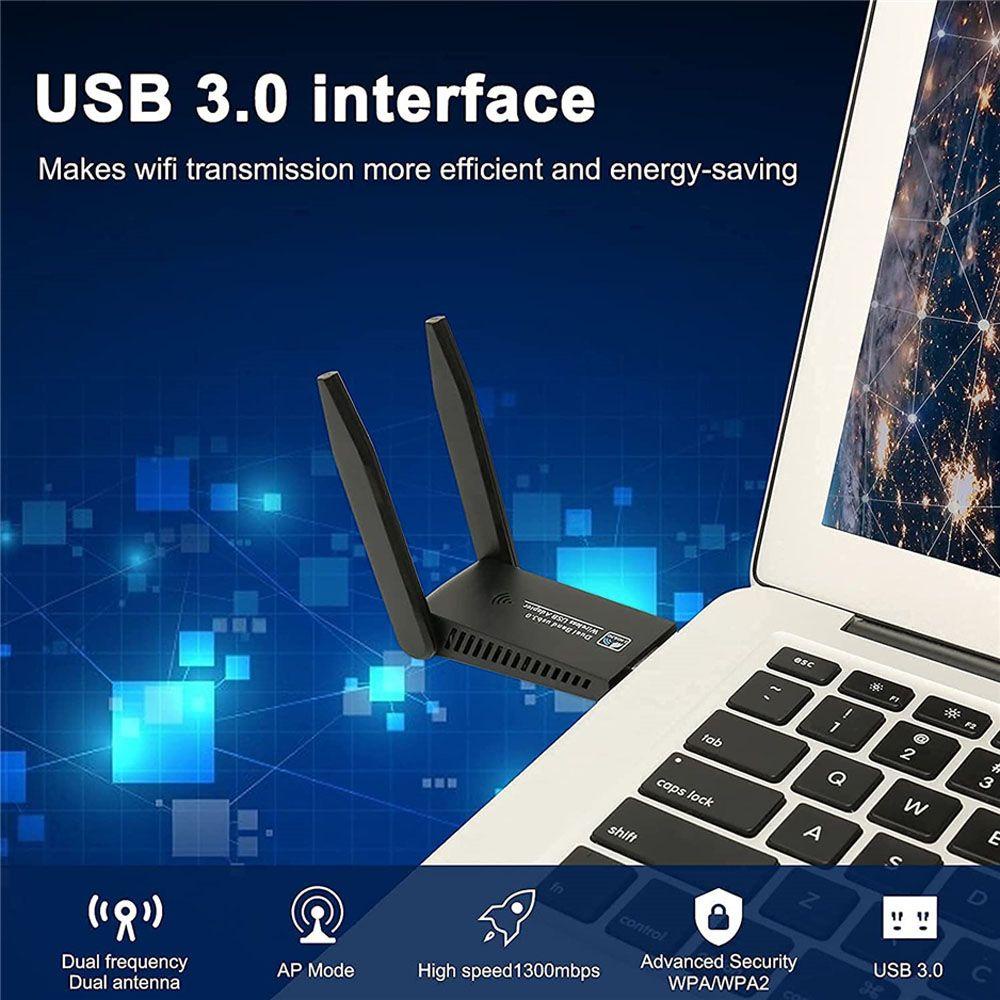 Usb 3.0 thu sóng WIFI MMULCK băng tần kép 1300Mbps chuyên dụng