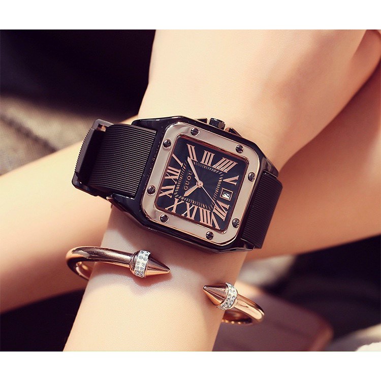 Đồng hồ nam nữ unisex, đồng hồ cho sinh viên học sinh, mặt VUÔNG thời trang, trẻ trung, đồng hồ chất lượng giá rẻ