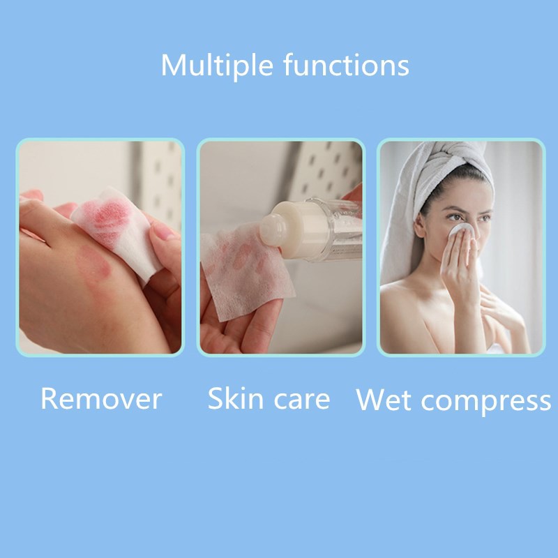 Mua 3 tặng 1-  90 miếng bông tẩy trang cotton Mixdair mềm mại, dùng được cả ướt và khô tiện lợi- Hanayuki Asia