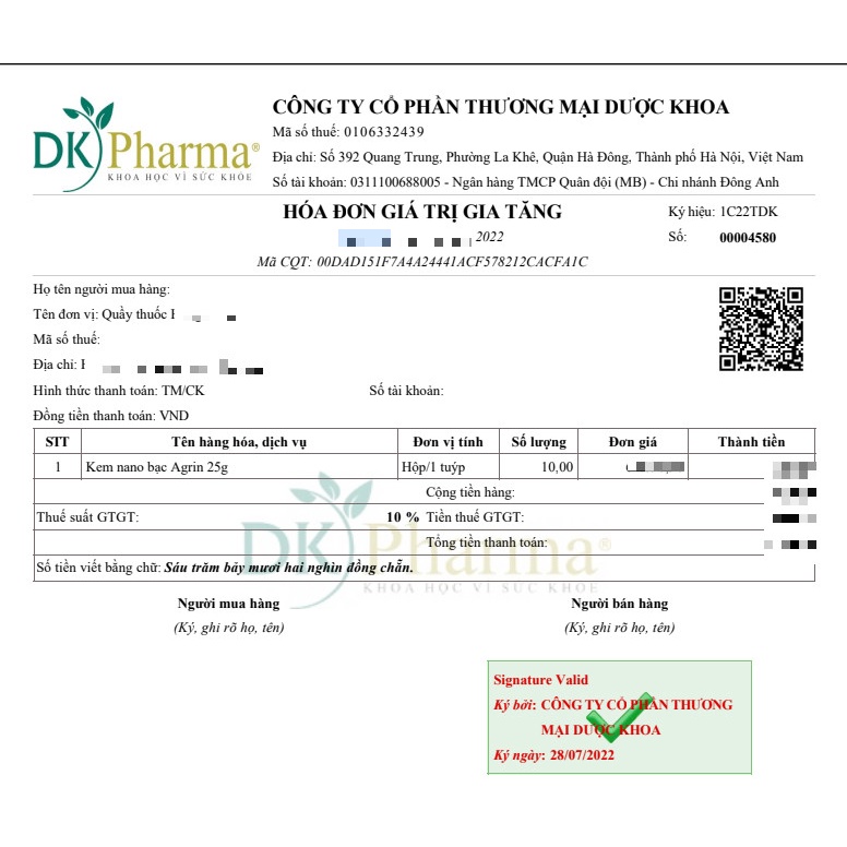 Kem em bé Nano Bạc Agrin _ Dưỡng ẩm,làm dịu vết rôm sảy, hăm tã,chàm sữa,vết muỗi,côn trùng cắn _ tuýp 25g