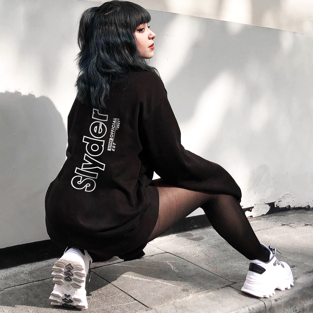 Áo Hoodie nữ Slyders - Áo Hoodie overisze Form rộng chất nỉ dày dặn