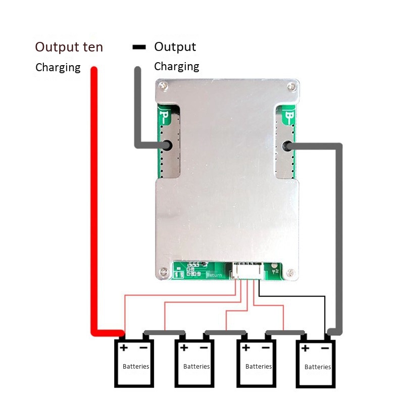 Bảng mạch bảo vệ pin Li-Iron 4S 12V 800A BMS