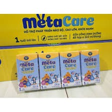 Sữa pha sẵn meta care loại 110ml (vàng)