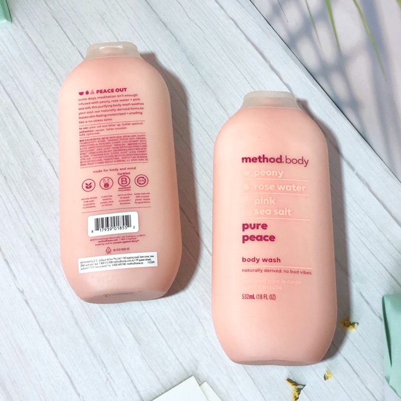 Sữa tắm organic Method Body Úc 532ml