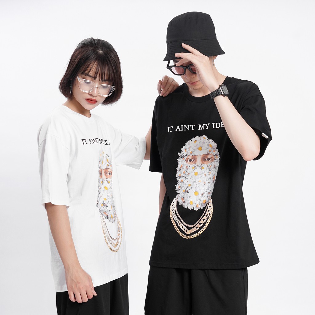 Áo thun HOA CÚC IAMI Unisex  Basic Tee mùa hè Nam Nữ tay lỡ Oversize form rộng đường phố. | BigBuy360 - bigbuy360.vn