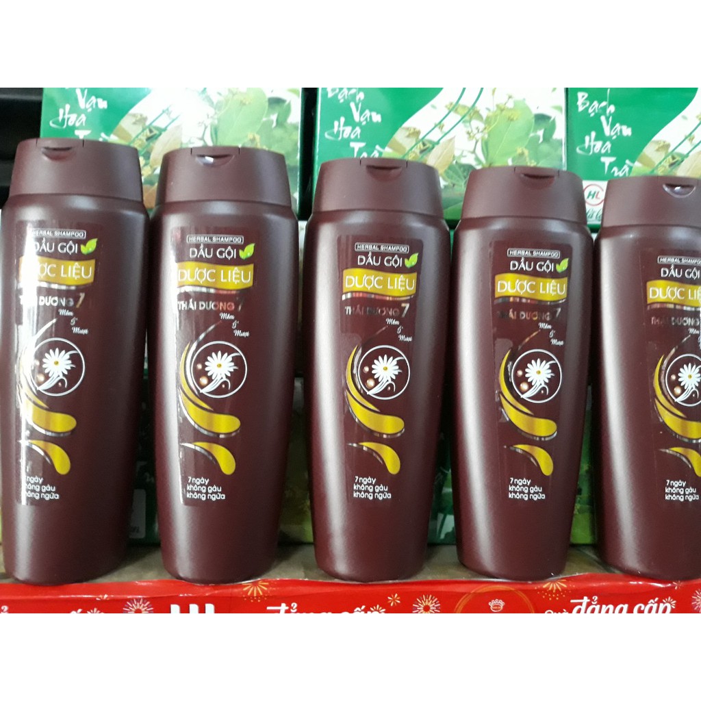 Dầu Gội Dược Liệu Thái Dương 7 chai 200ml