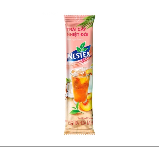 Combo 4 hộp Trà vị hoa quả Nestea (Hộp 12 gói x 12g)