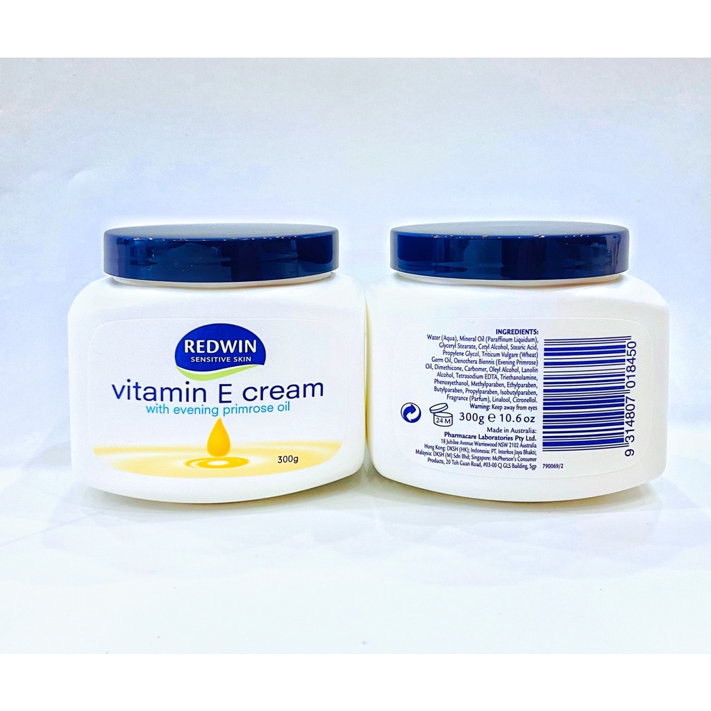 Kem Dưỡng Ẩm Mềm Mịn Da Redwin Vitamin E Cream Dành Cho Mọi Loại Da 300g