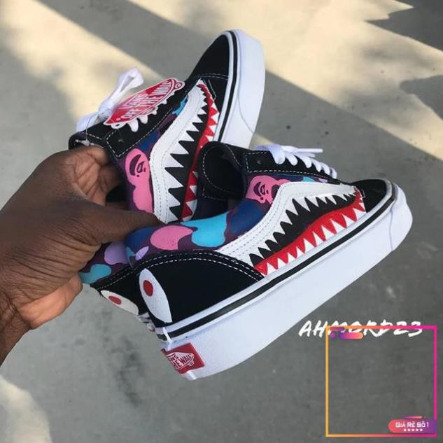 Giày custom bape -po1