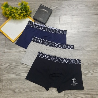 Quần lót nam, sip đùi cotton co giãn cao cấp xuất khẩu LV009