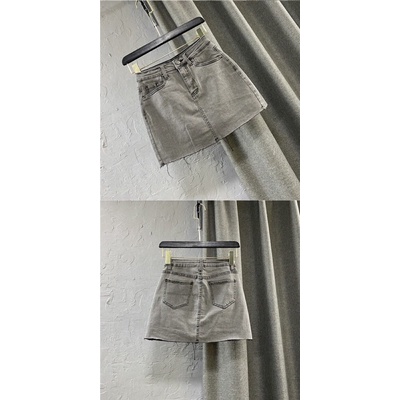 ✨💕Chân váy jeans màu trơn đơn giản phối kiểu gì cũng oke ạ💕