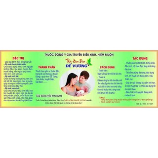 Điều kinh hiếm muộn (Thảo Hoàn Đan)