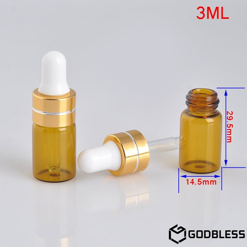 (Hàng Mới Về) Lọ Thủy Tinh Rỗng 3ml Dùng Chiết Nước Hoa Mang Theo Du Lịch