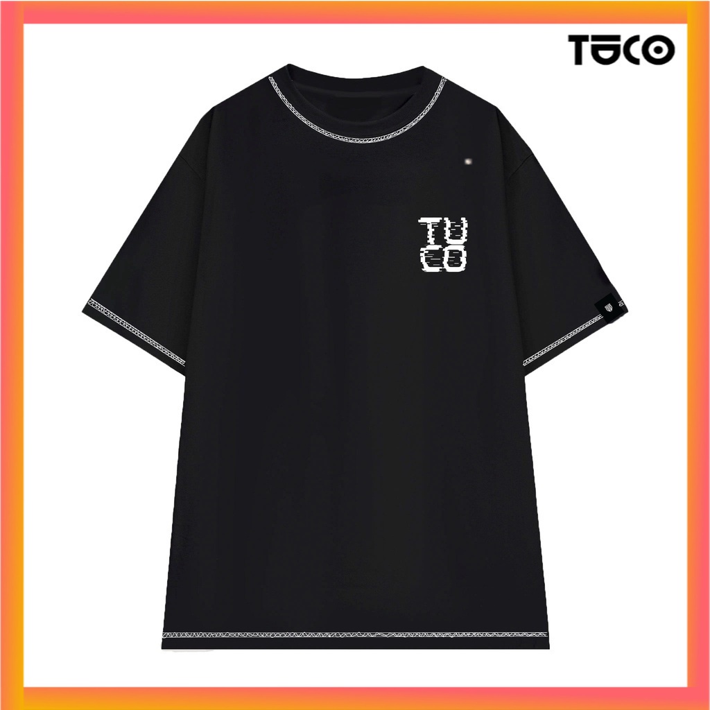 Áo thun cotton unisex TUCO basic tee phông DRAW LINE nam nữ tay lỡ oversize form rộng nhiều màu local brand