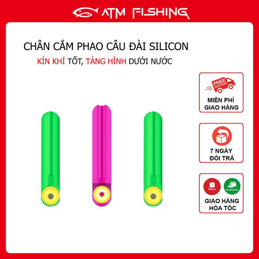 Set 10 chân cắm phao silicon cao cấp