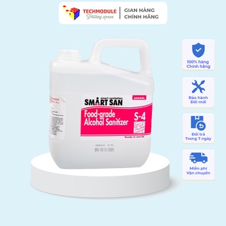 Cồn thực phẩm dung dịch nước rửa tay vê sinh 5L Saraya Nhật Bản Mã S-4
