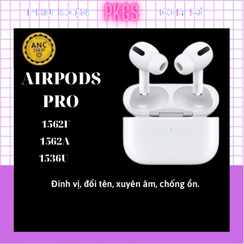 Tai nghe bluetooth - Tai nghe Pro 1536U,1562A,1562F chống ồn, xuyên âm, định vị, đổi tên