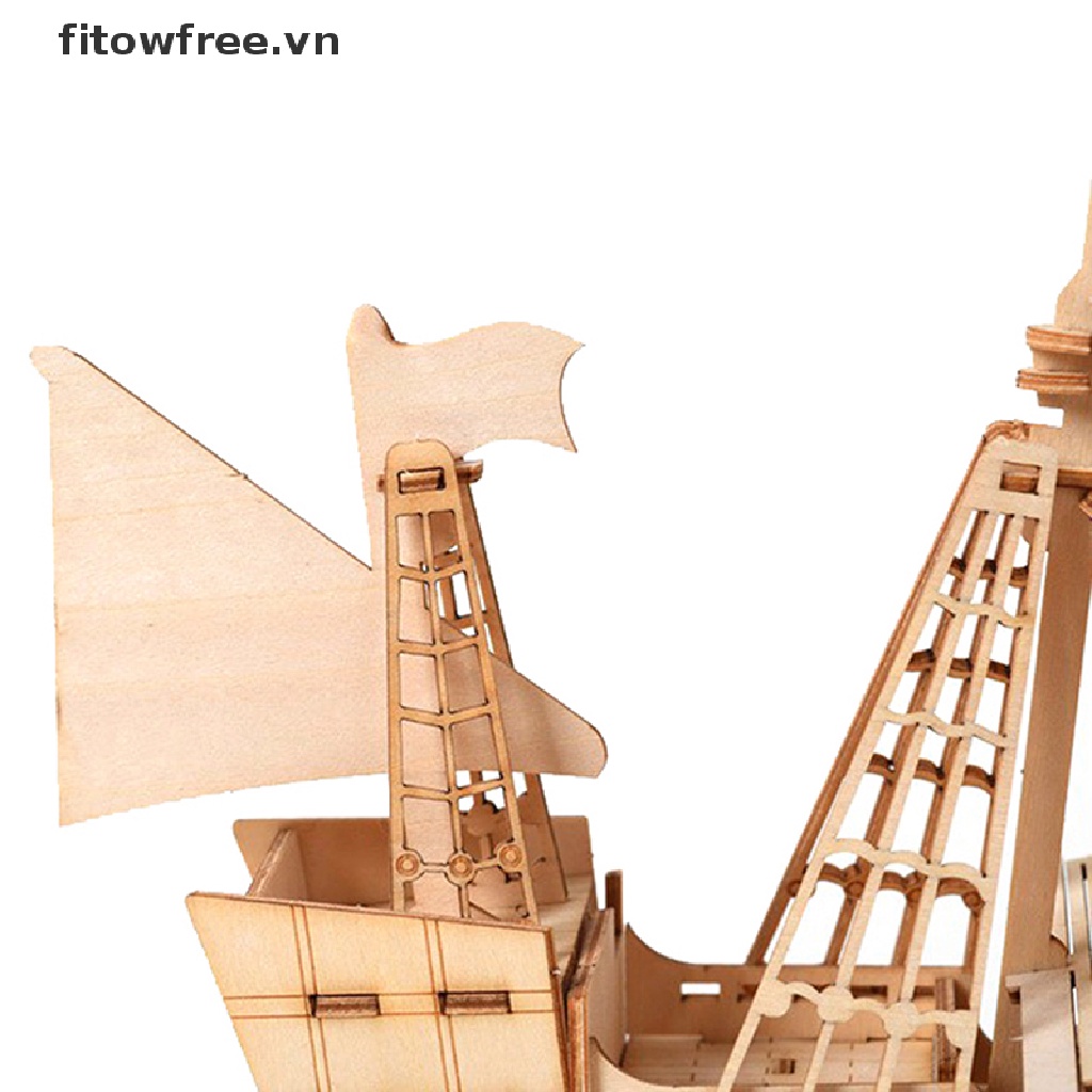 Mô hình lắp ráp phương tiện giao thông 3D bằng gỗ độc đáo sáng tạo