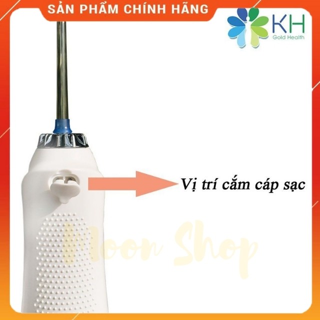 Máy Tăm Nước Du Lịch Procare A10, Thiết Kế Nhỏ Gọn Tiêu Chuẩn Châu Âu Đi Kèm 6 Đầu Phun Đa Dạng