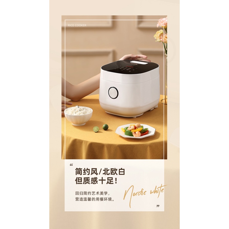 Nồi Cơm Điện Thông Minh Nấu Canh Nấu Cơm Tự Động Dung Tích 3L Lotor HK-G311-BS