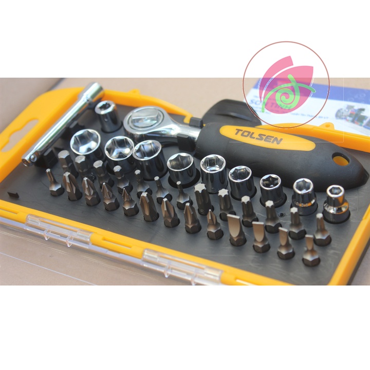 Bộ vít 38 cây TOLSEN 20035 bằng thép cao cấp chống gỉ