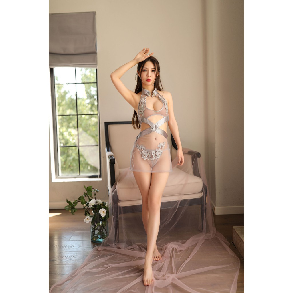 Váy ngủ sexy ren hoa gợi cảm