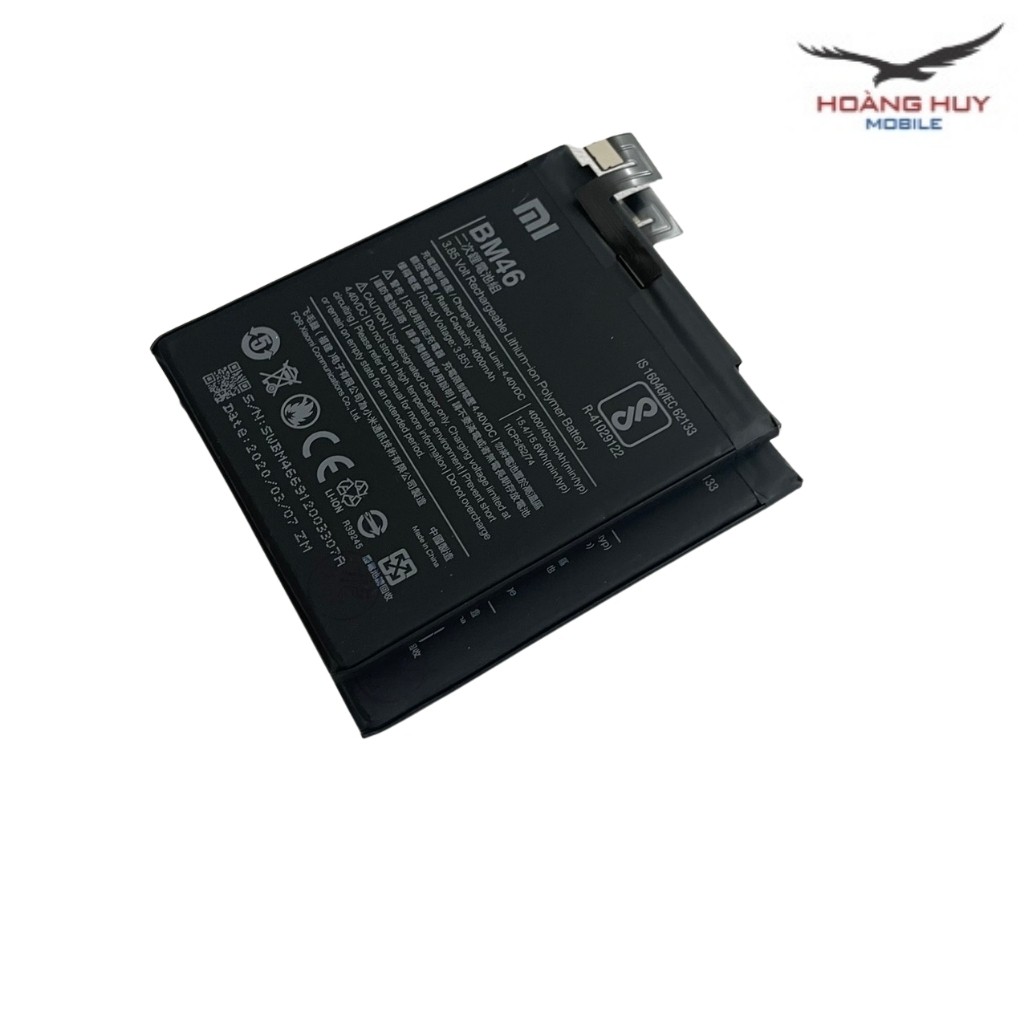 Pin Redmi Not3/Not 3pro BM46 Dung Lượng 4050mAh Hàng Zin Nhập Khẩu Bảo Hành 6 Tháng 1 Đổi 1