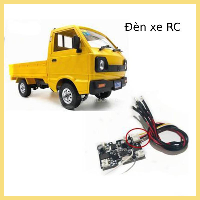 Bộ Đèn Gắn Hông Xe Tải Điều Khiển Từ Xa Wpl D12 Đèn xe RC