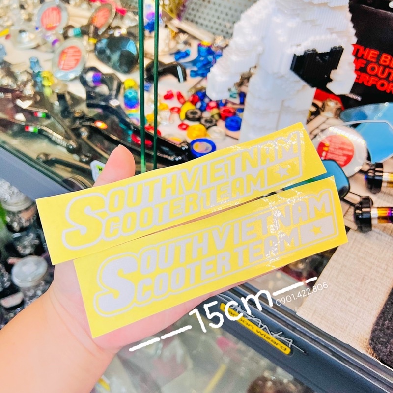 Tem Logo Sticker Phản quang 3M 15cm ✌