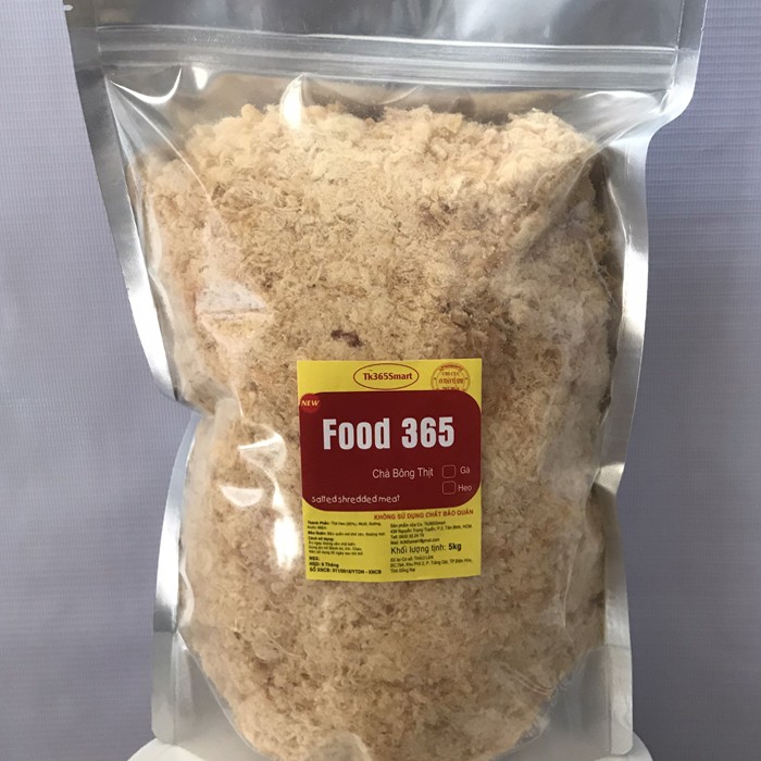 5 Kg Chà bông - ruốc: heo - gà - ruốc cay / các sản phẩm khô gà