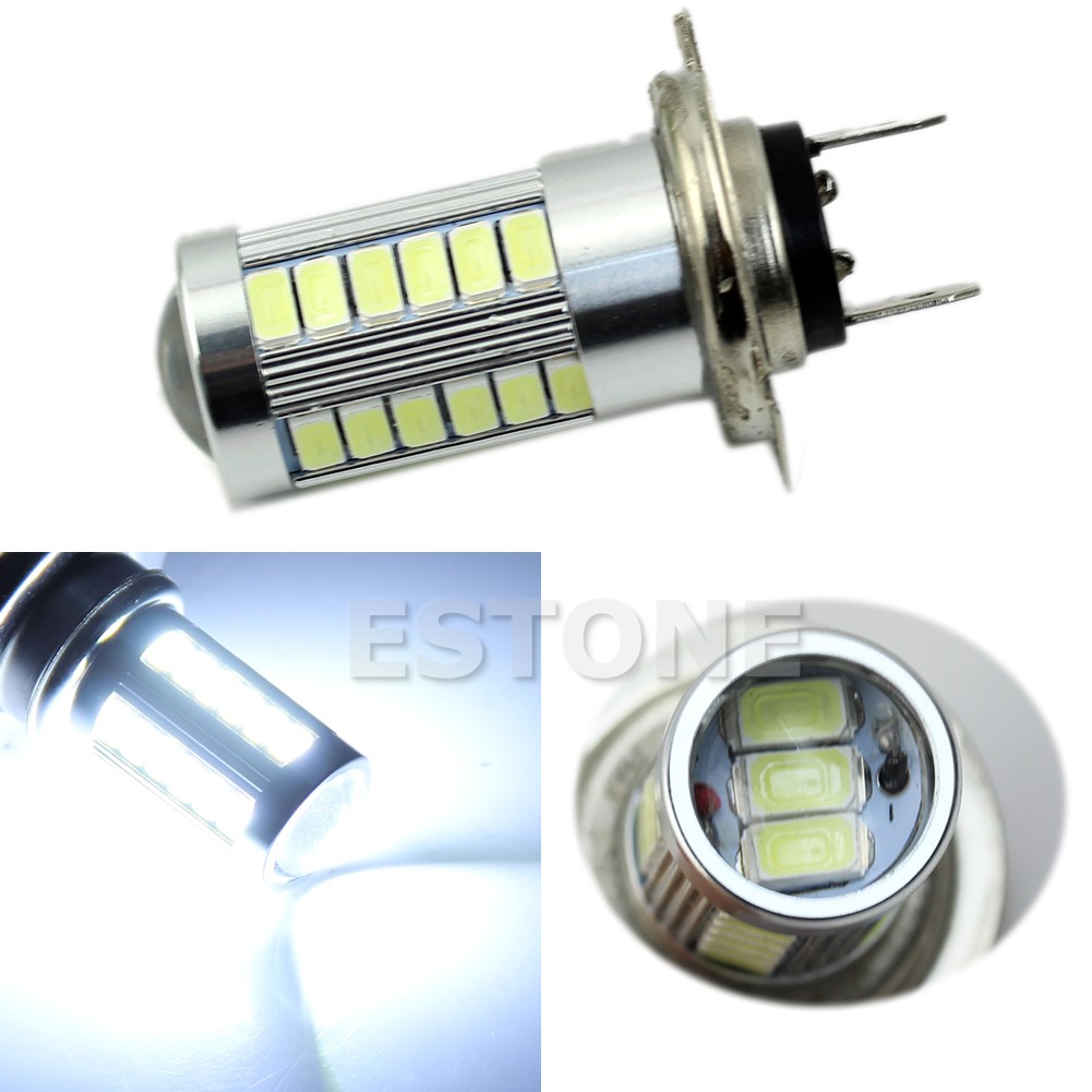 Đèn LED xe hơi ánh sáng trắng H7 5630 SMD 33 12V