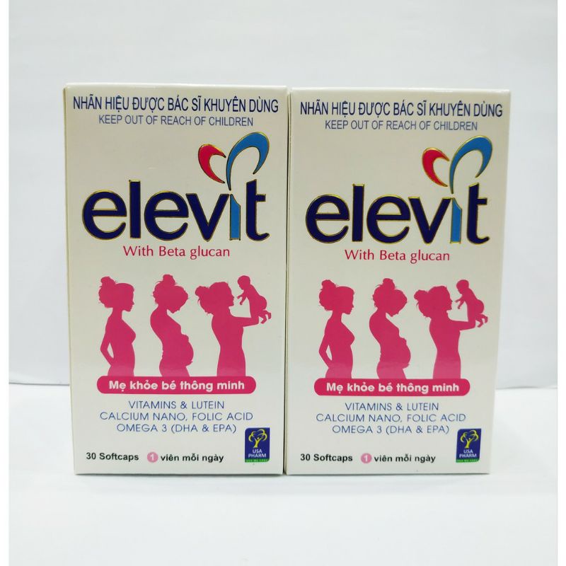 ELEVIT BẦU VÀ ELEVIT SAU SINH  - LỌ 30 VIÊN  - BỔ SUNG DƯỠNG CHẤT CHO MẸ BẦU - TRƯỚC
