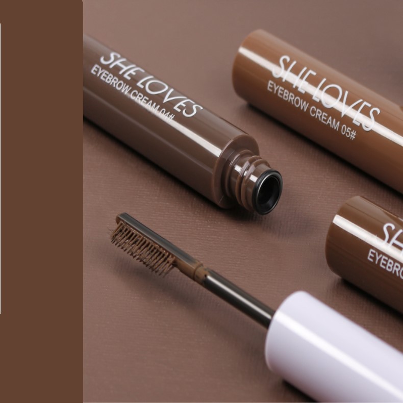 Mascara lông mày SHE LOVES  chống nước không lem bền màu Nature Naked Feeling Eyebrow Cream Sheloves SHEL13 | BigBuy360 - bigbuy360.vn
