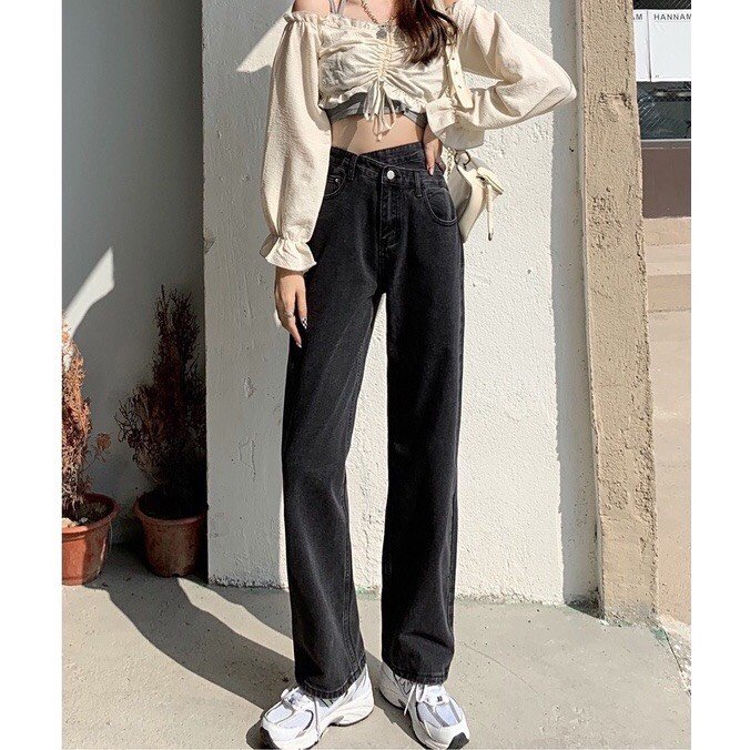 [M2071] Quần Jean Nữ Ống Suông Dài  dáng đẹp Chất jean dày dặn miền mại Xưỡng may LT77 | BigBuy360 - bigbuy360.vn