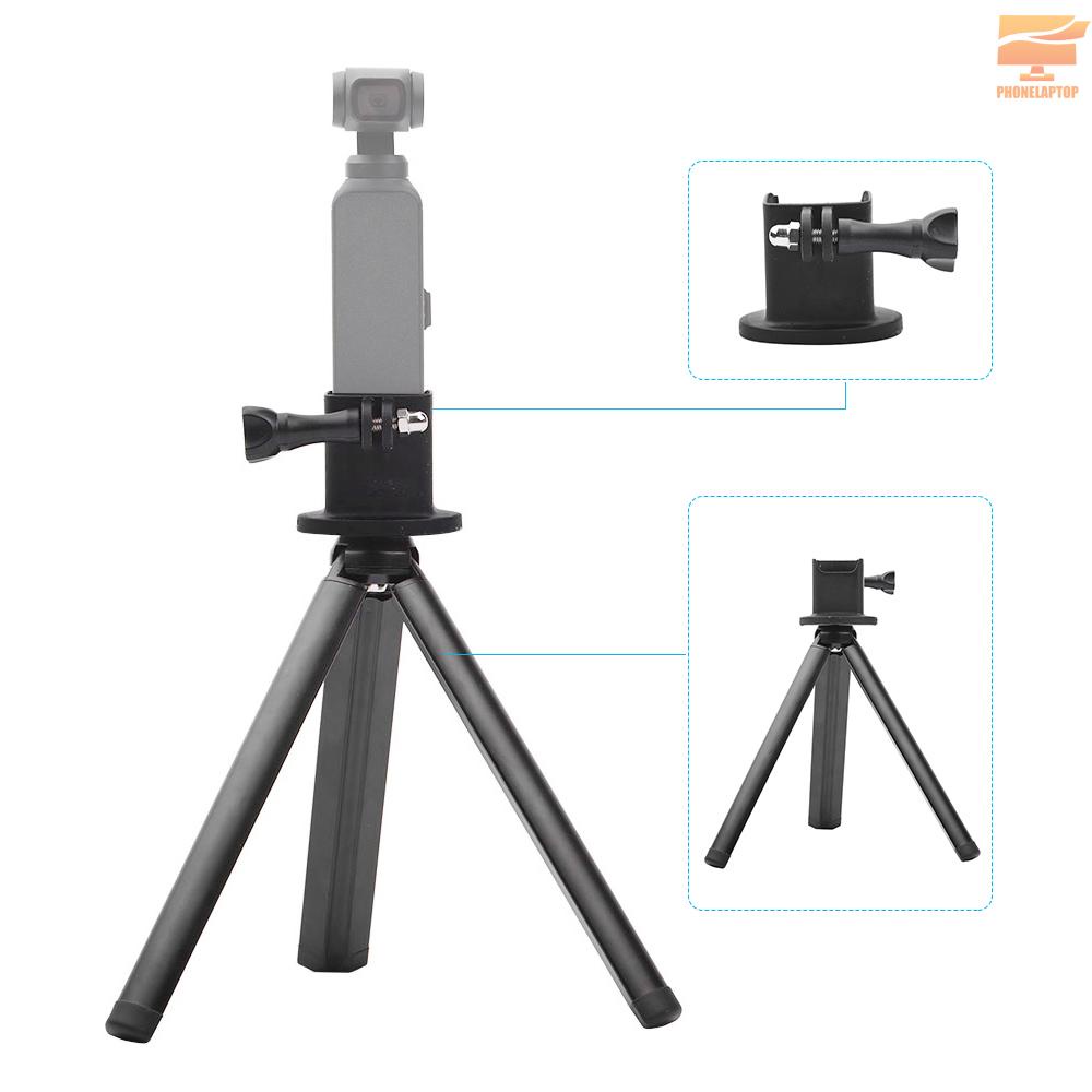 Portable Base Stand Adapter Holder Connector & Desktop Tripod Mount with 1/4 Inch Screw Expansion Kit for Pocket Handheld Gimbal Camera Stabilizer
