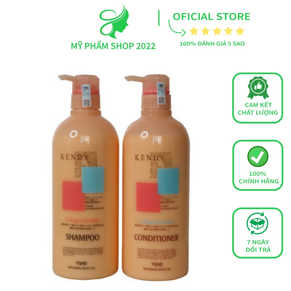 Dầu Gội Xả Dưỡng Sinh Cao Cấp Kendy 500ml Giúp Gảm Rụng Tóc Bạc Tóc Kích Thích Mọc Tóc Cho Mái Tóc Suôn Mượt