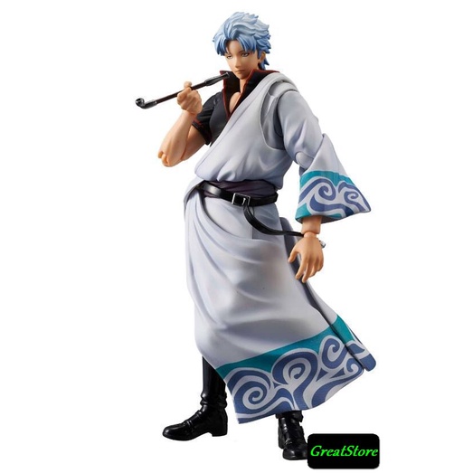 ( CHẤT, HÀNG CÓ SẴN ) MÔ HÌNH NHÂN VẬT Sakata Gintoki trong Gintama ( Ngân Hồn ) FIGMA FIGURE cử động được